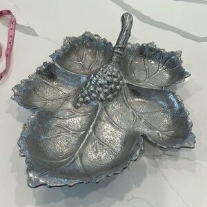 Arthur Court Leaf Shape Serving Bowl